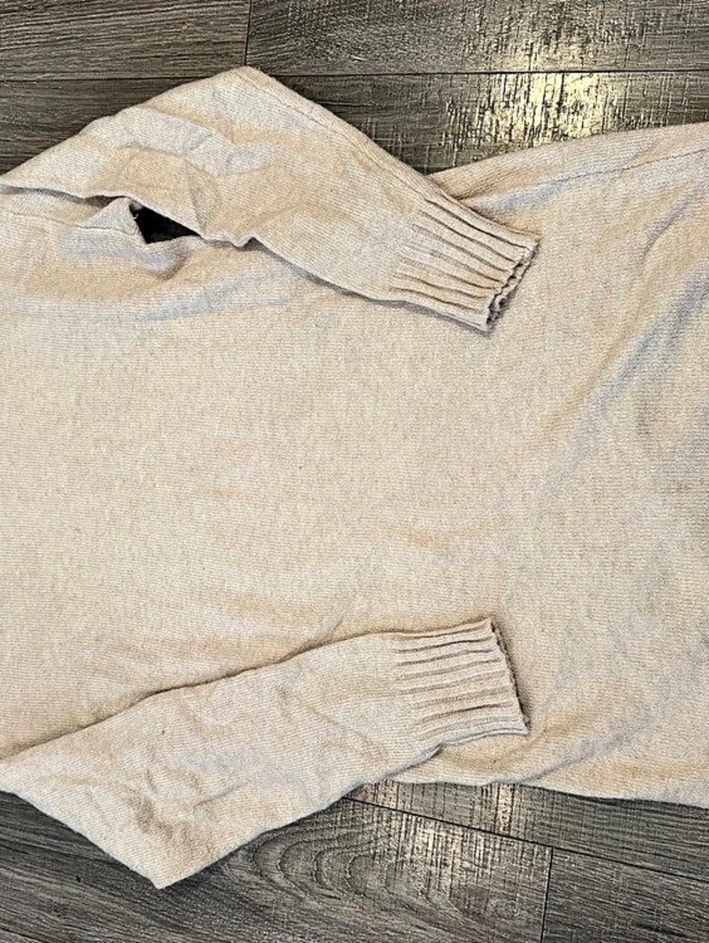 BP. Ribbed Turtleneck Sweater Dress Size XS Beige